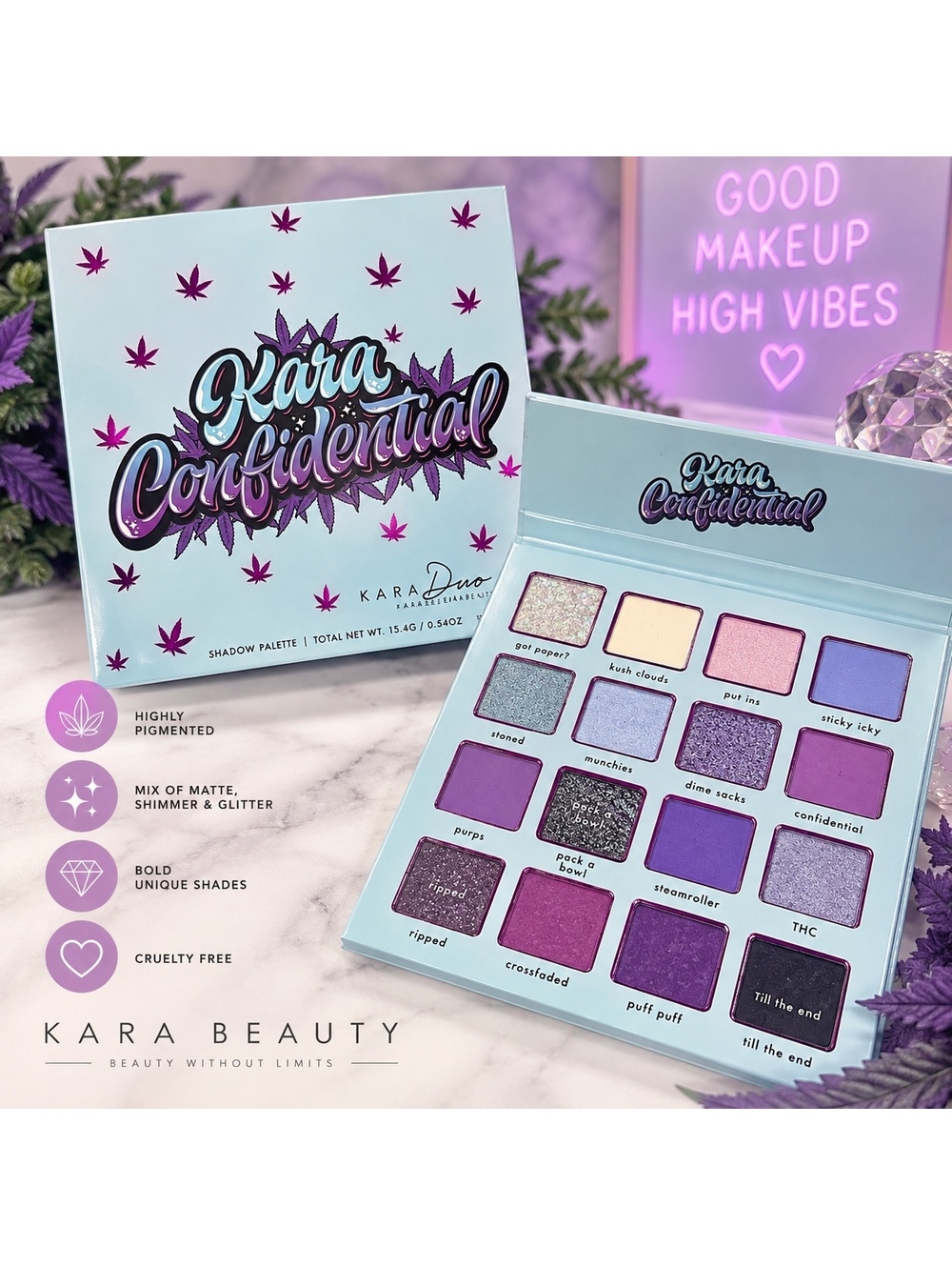 Kara Beauty Kara Confidential Eyeshadow Palette